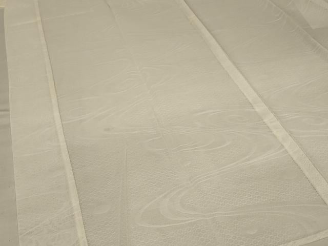 平和屋着物＊夏物 長襦袢 流水紋紗 象牙色 正絹 逸品 AABA9311jd