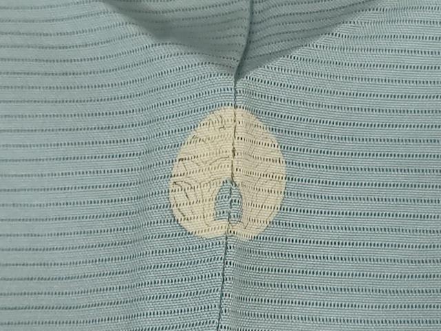 平和屋着物＊夏物 色無地 絽 千草鼠色 正絹 逸品 AABA9316jd