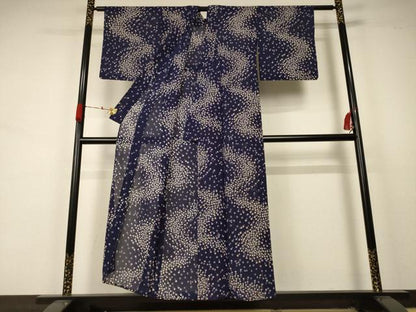 平和屋着物＊夏物 小紋 絽 花尽し 正絹 逸品 AABA9325jd
