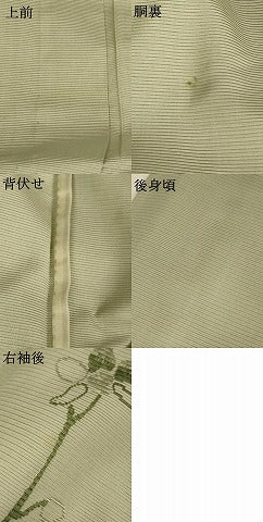 平和屋着物＊夏物 訪問着 絽 枝花文 正絹 逸品 AABA9331jd