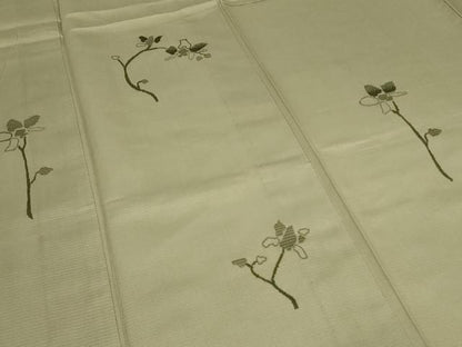 平和屋着物＊夏物 訪問着 絽 枝花文 正絹 逸品 AABA9331jd