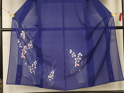 平和屋着物＊夏物 訪問着 絽 草花文 正絹 逸品 AABA9334jd