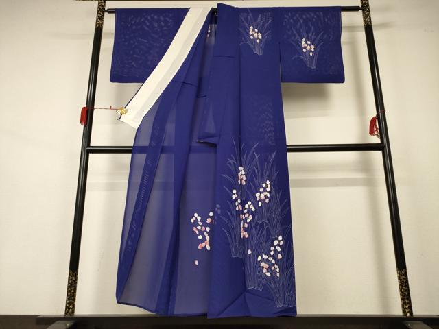 平和屋着物＊夏物 訪問着 絽 草花文 正絹 逸品 AABA9334jd