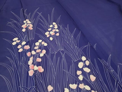 平和屋着物＊夏物 訪問着 絽 草花文 正絹 逸品 AABA9334jd