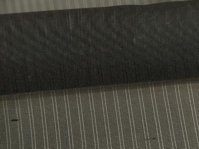 平和屋着物＊夏物 小紋 絽 縞 正絹 逸品 AABA9341jd