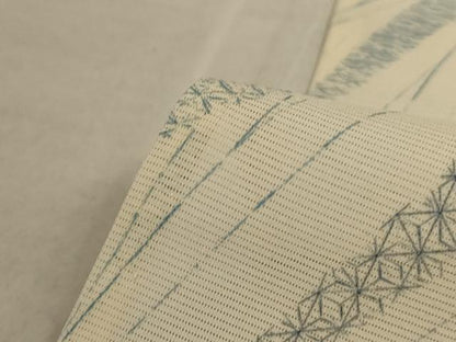 平和屋着物＊夏物 小紋 絽 吉祥文 正絹 逸品 AABA9343jd