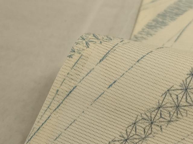 平和屋着物＊夏物 小紋 絽 吉祥文 正絹 逸品 AABA9343jd
