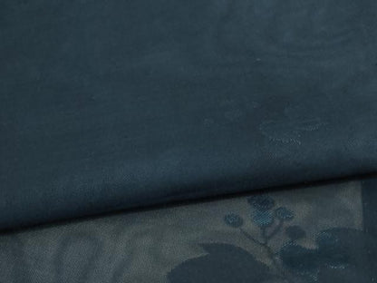平和屋着物＊夏物 小紋 紗 蔦の葉文 褐返色 正絹 逸品 未使用 AABA9344jd
