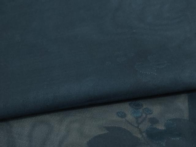 平和屋着物＊夏物 小紋 紗 蔦の葉文 褐返色 正絹 逸品 未使用 AABA9344jd