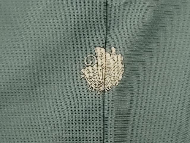 平和屋着物＊夏物 色無地 絽 千草色 正絹 逸品 未使用 AABA9348jd