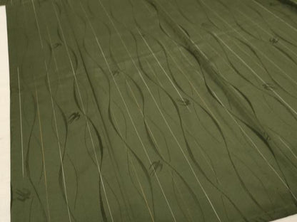 平和屋着物＊夏物 小紋 変わり絽 もじり織 飛鳥文 反端付き 正絹 逸品 AABA9351jd