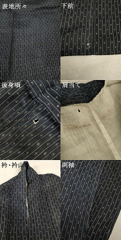 平和屋着物＊夏物 上布 十字絣 麻 逸品 AABA9355jd