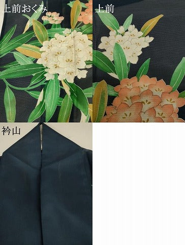 平和屋着物＊夏物 訪問着 絽 紫陽花 洗える着物 AABA9370jd