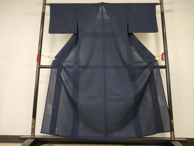 平和屋着物＊夏物 色無地 亀甲花文紗 蝋色 正絹 逸品 AABA9402jd