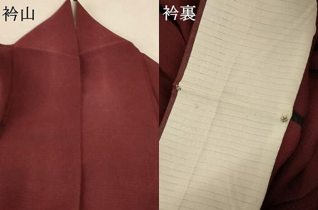 平和屋着物＊夏物 小紋 紗 格子 正絹 逸品 AABA9405jd