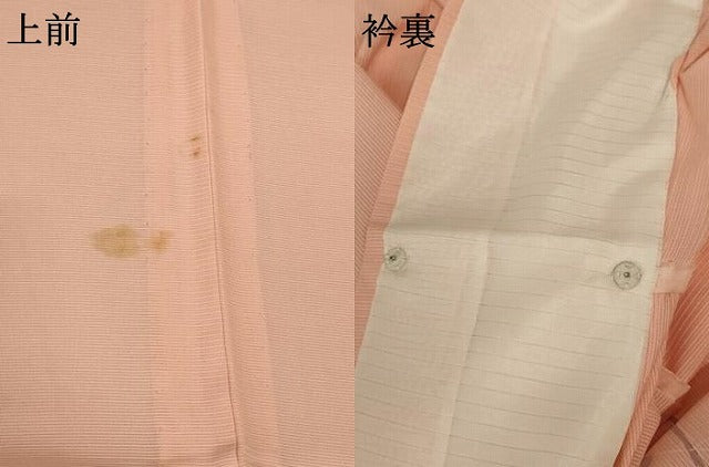 平和屋着物＊夏物 小紋 絽 草花文 暈し染め 正絹 逸品 AABA9406jd