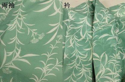 平和屋着物＊夏物 訪問着 絽 草花文 洗える着物 AABA9420jd