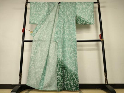 平和屋着物＊夏物 訪問着 絽 草花文 洗える着物 AABA9420jd