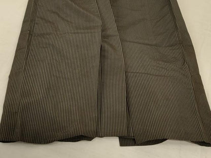 平和屋着物＊夏物 男性 馬乗り袴 縞 正絹 逸品 AABA9421jd