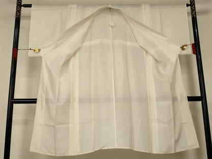 平和屋着物＊夏物 長襦袢 絽 鳥の子色 正絹 逸品 AABA9422jd