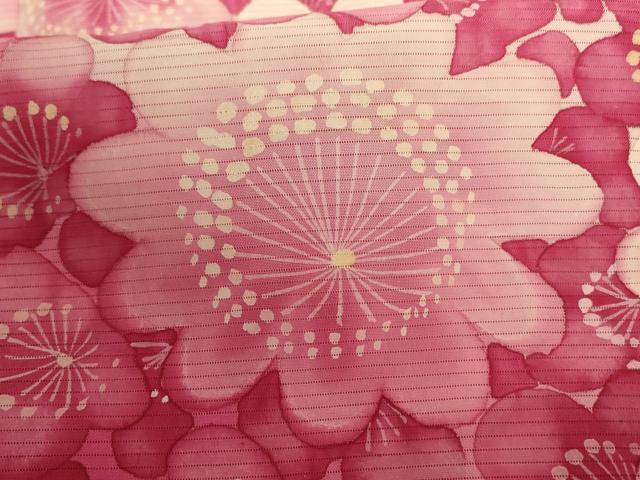 平和屋着物＊夏物 訪問着 絽 花づくし 暈し染め 正絹 逸品 AABA9424jd