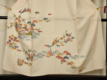 平和屋着物＊夏物 訪問着 絽 松竹梅 正絹 逸品 AABA9425jd