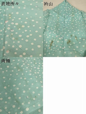 平和屋着物＊夏物 小紋 絽 成り物 洗える着物 AABA9427jd