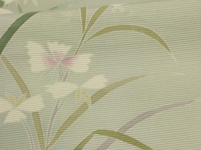 平和屋着物＊夏物 訪問着 絽 草花文 正絹 逸品 AABA9431jd