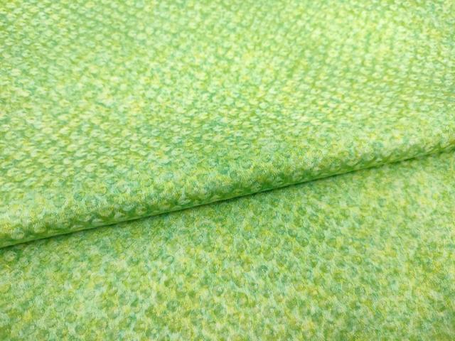 平和屋着物●上質な小紋 霞文 暈し染め 正絹 逸品 AABA9447ck