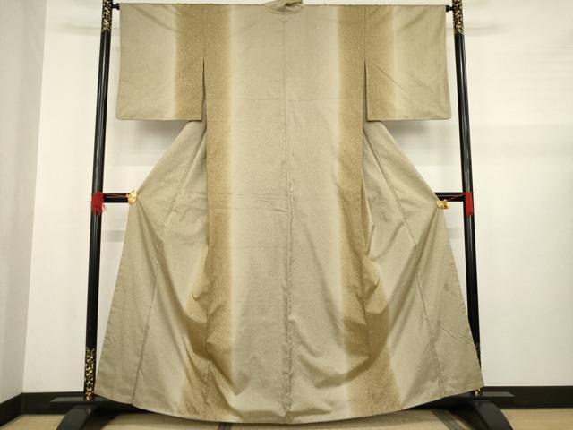 平和屋着物●本場染大島紬 間道 暈し染め 正絹 逸品 AABA9452ck