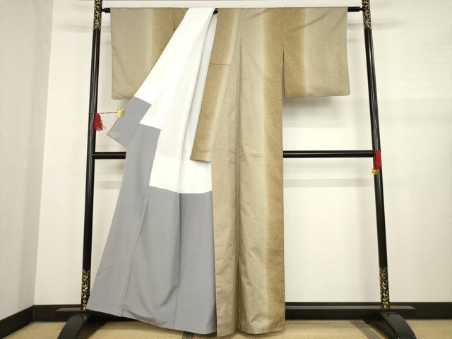平和屋着物●本場染大島紬 間道 暈し染め 正絹 逸品 AABA9452ck