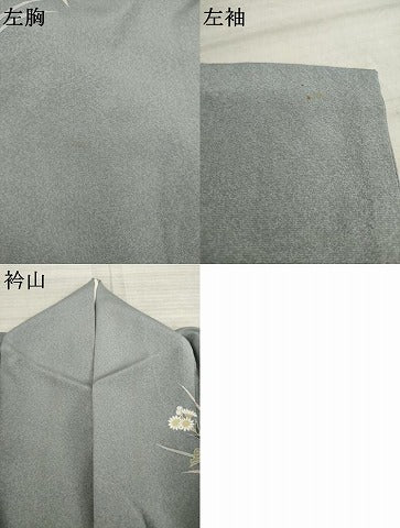 平和屋着物●訪問着　友禅　作家物　枝花文　鈴乃屋扱い　正絹　逸品　AABA9490ck