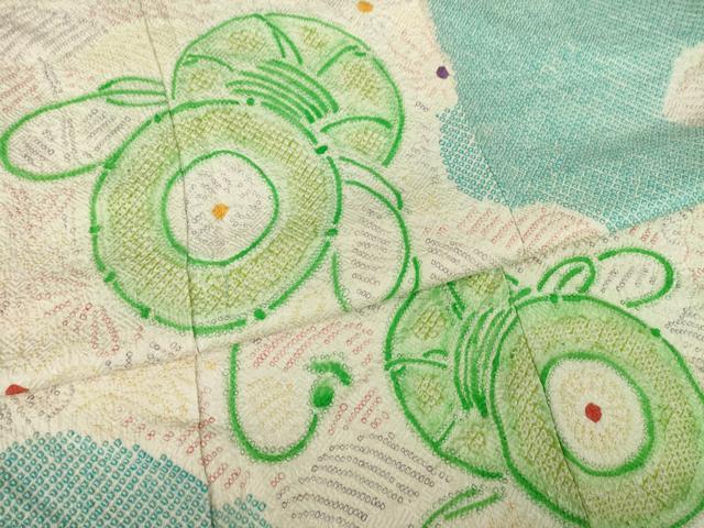 平和屋着物●豪華振袖　総絞り　花鼓文　正絹　逸品　AABA9503ck