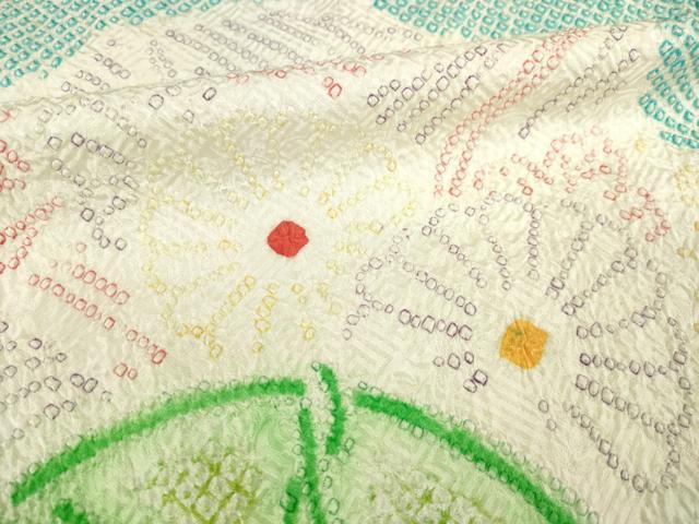平和屋着物●豪華振袖　総絞り　花鼓文　正絹　逸品　AABA9503ck