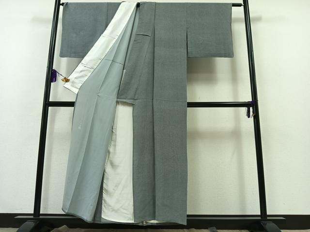 平和屋着物▽寺山存男 江戸小紋 単衣 行儀 正絹 逸品 AABA9525jh