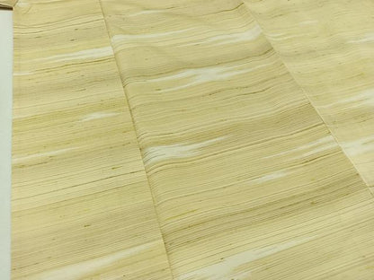 平和屋着物▽上質な紬 単衣 霞文 正絹 逸品 AABA9529jh