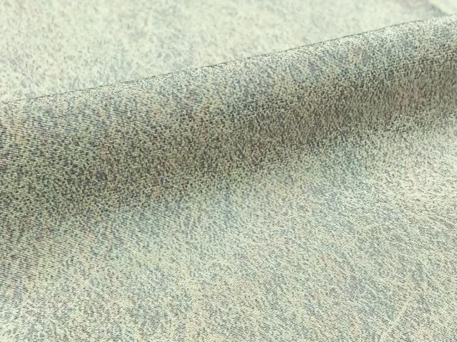 平和屋着物▽上質な小紋 単衣 霞文 正絹 逸品 AABA9534jh