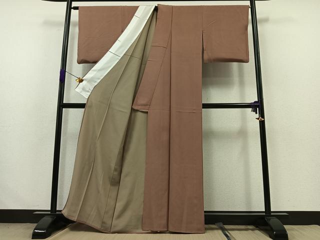 平和屋着物▽江戸小紋 単衣 鮫小紋柄 正絹 逸品 AABA9535jh