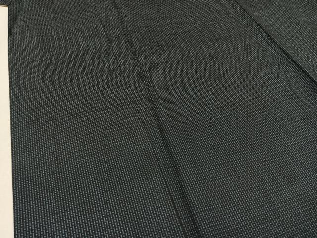 平和屋着物▽本場大島紬 単衣 80亀甲 総詰め 正絹 逸品 AABA9536jh