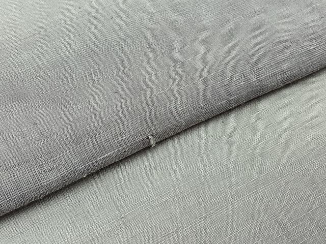 平和屋着物▽上質な紬 単衣 横段文 正絹 逸品 AABA9537jh