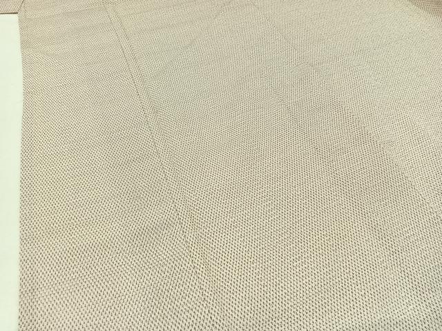 平和屋着物▽本塩沢　単衣　蚊絣　正絹　逸品　AABA9540jh