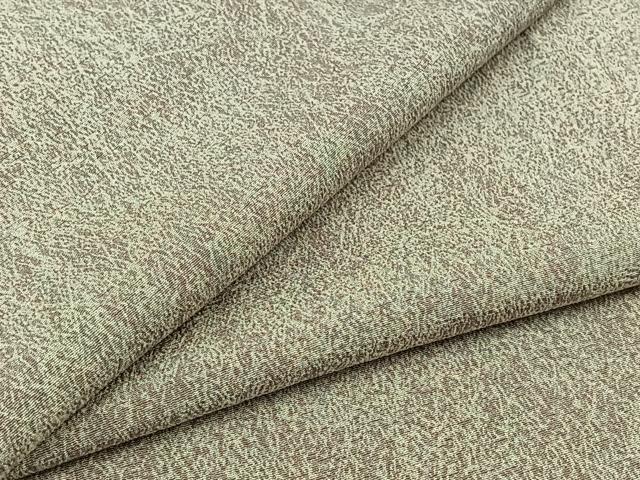 平和屋着物▽上質な小紋　単衣　霞文　反端付き　正絹　逸品　AABA9543jh