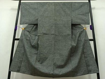 平和屋着物▽男性 紬 単衣 霞文 正絹 逸品 AABA9545jh