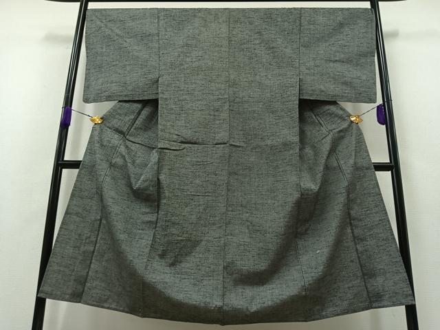 平和屋着物▽男性 紬 単衣 霞文 正絹 逸品 AABA9545jh