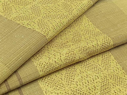 平和屋着物▽上質な紬 単衣 花間道 正絹 逸品 AABA9560jh