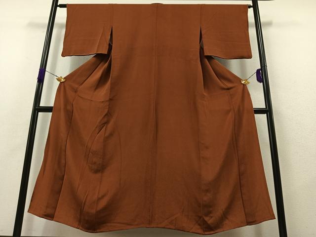 平和屋着物▽江戸小紋 単衣 鮫小紋柄 鬼しぼ縮緬 正絹 逸品 AABA9567jh