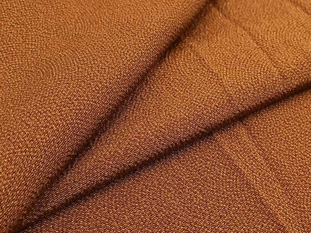 平和屋着物▽江戸小紋 単衣 鮫小紋柄 鬼しぼ縮緬 正絹 逸品 AABA9567jh
