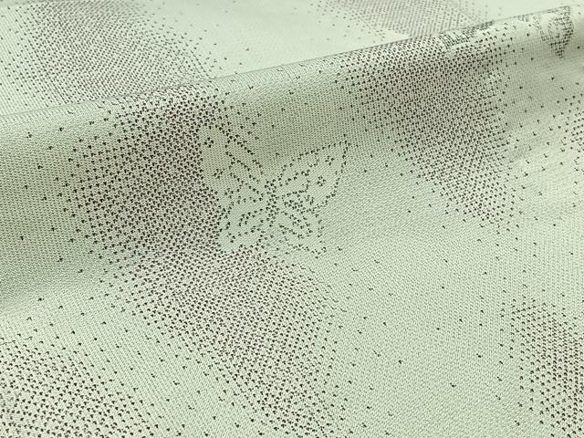 平和屋着物▽大島紬 単衣 舞蝶文 証紙付き 正絹 逸品 AABA9570jh