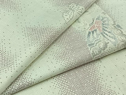 平和屋着物▽大島紬 単衣 舞蝶文 証紙付き 正絹 逸品 AABA9570jh