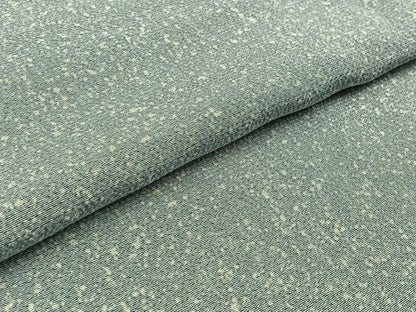 平和屋着物▽上質な小紋 単衣 作家物 霞文 鬼しぼ縮緬 正絹 逸品 AABA9571jh